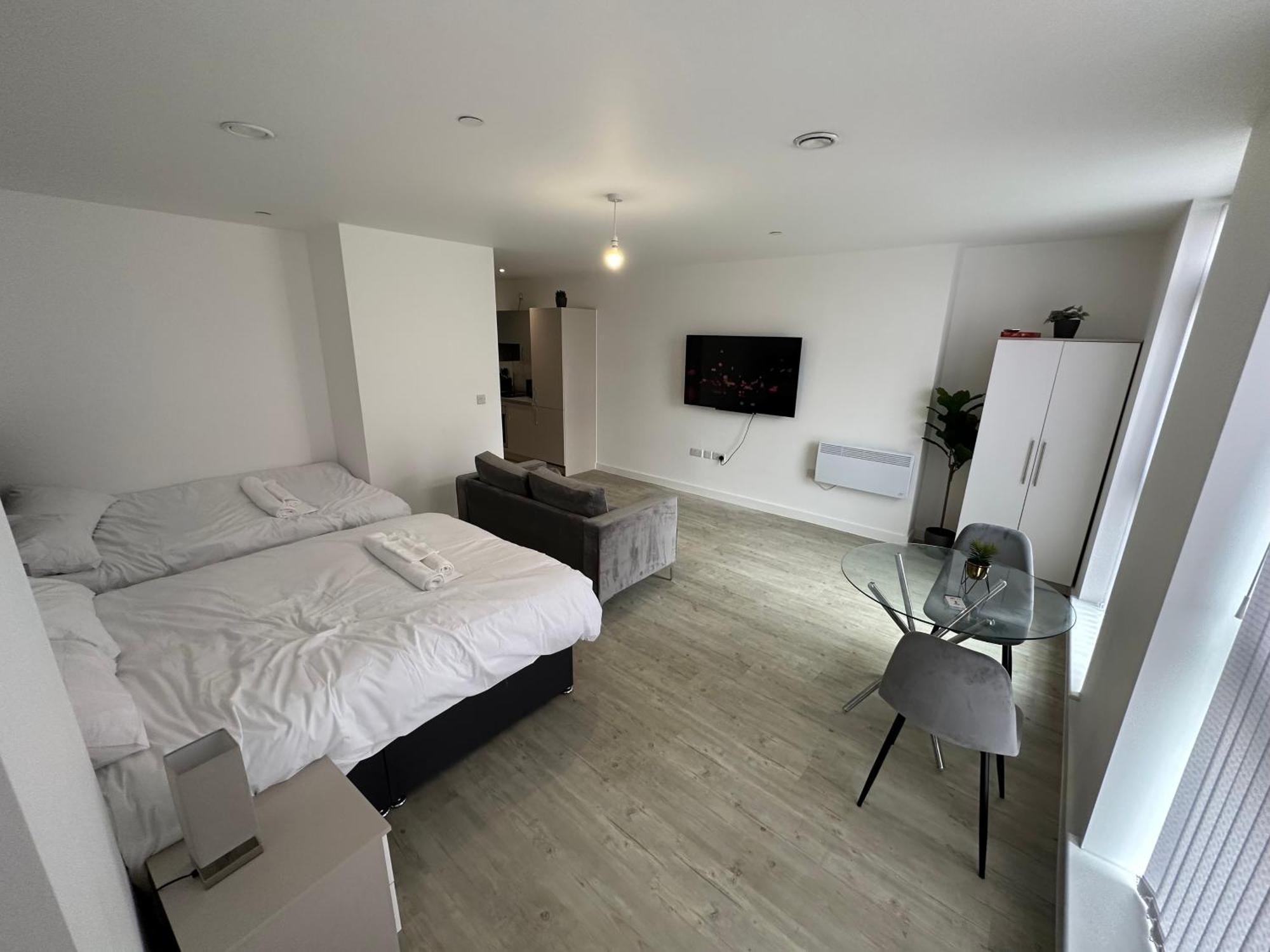 Manchester Old Trafford Studio Apartment Kültér fotó